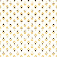 Vector seamless pattern of yellow abstract elements on white background. Perfect for web sites, wrappers, wallpapers, textile