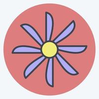 Icon Air Vents. suitable for sportswear symbol. color mate style. simple design editable. design template vector. simple illustration vector