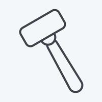 maquinilla de afeitar icono. adecuado para el símbolo de la barbería. estilo de línea diseño simple editable. vector de plantilla de diseño. ilustración sencilla