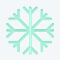 Icon Snow Proof. suitable for sportswear symbol. flat style. simple design editable. design template vector. simple illustration vector