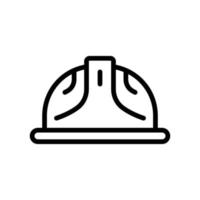 Foreman hard hat icon. icon related to construction, labor day. Line icon style. Simple design editable vector