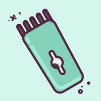 Icon Hair Clipper. suitable for Barbershop symbol. MBE style. simple design editable. design template vector. simple illustration vector