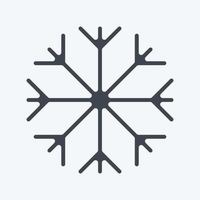 icono a prueba de nieve. adecuado para el símbolo de ropa deportiva. estilo de glifo. diseño simple editable. vector de plantilla de diseño. ilustración sencilla