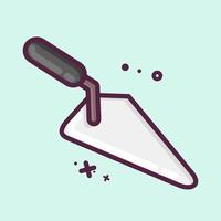 Icon Trowel. suitable for Garden symbol. MBE style. simple design editable. design template vector. simple illustration vector