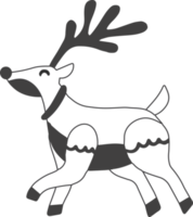 illustration de noël sur fond transparent png