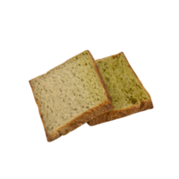 Green Tea Bread cutout, Png file