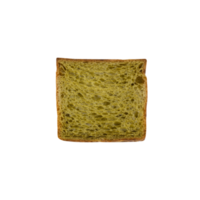 Green Tea Bread cutout, Png file