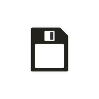 Floppy disk linear icon vector design