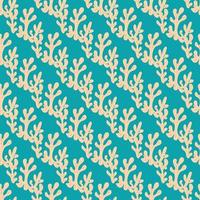 corals seamless pattern. Background with corals . Flat colorful vector illustration.