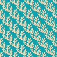 corals seamless pattern. Background with corals . Flat colorful vector illustration.