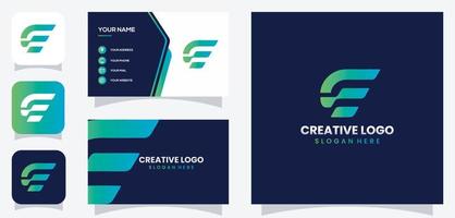 vector graphic of letter E logo design and masculine, strong style with business card