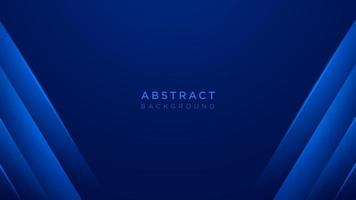 Abstract dark blue background Futuristic technology vector