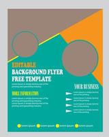 corporate brochure,free editabe flyer vector