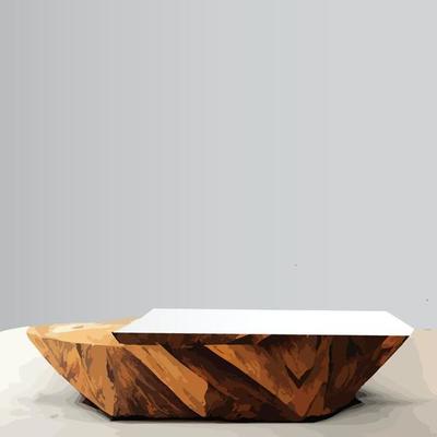 marble mock up, show cosmetic product display, Podium, stage pedestal or platform. 3d vector Abstract minimal ,scene geometric, forms, wood podium white background
