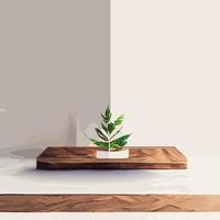 marble mock up, show cosmetic product display, Podium, stage pedestal or platform. 3d vector Abstract minimal ,scene geometric, forms, wood podium white background