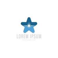 Star logo icon and logo template. vector