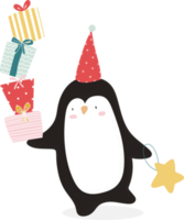 pingüino de dibujos animados lindo png