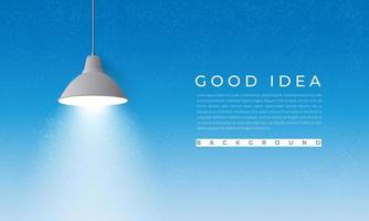 Good idea grain background with lights on vector