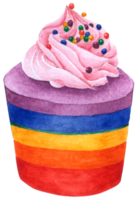 dessert gâteau aquarelle png