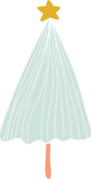 christmas tree cartoon doodle png