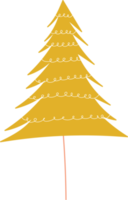 christmas tree cartoon doodle