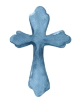 aquarela cruz azul
