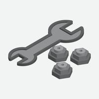 Work equipment icon vector