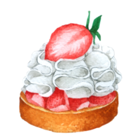 Dessert bakery watercolor png