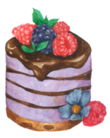 Dessert bakery watercolor png