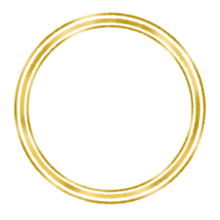 elegante d'oro telaio png