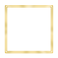 elegante d'oro telaio png