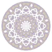 adorno de patrón de mandala con forma redonda png