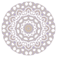 adorno de patrón de mandala con forma redonda png