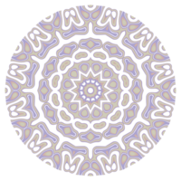 Mandala pattern ornament with round shape png