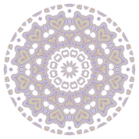 adorno de patrón de mandala con forma redonda png