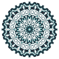 mandala modello ornamento con cerchio forma png