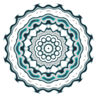 Mandala pattern ornament with circle shape png