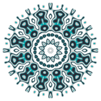 mandala modello ornamento con cerchio forma png