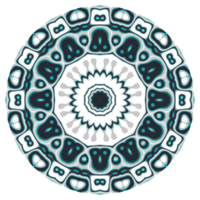 mandala modello ornamento con cerchio forma png