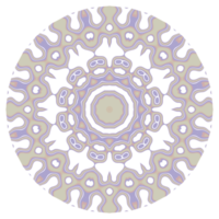 Mandala pattern ornament with round shape png