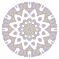 ornement de motif de mandala de forme ronde png