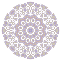 Mandala pattern ornament with round shape png