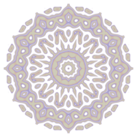 Mandala pattern ornament with round shape png