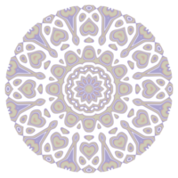 Mandala pattern ornament with round shape png