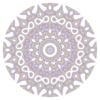 Mandala pattern ornament with round shape png