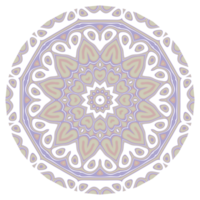 Mandala pattern ornament with round shape png