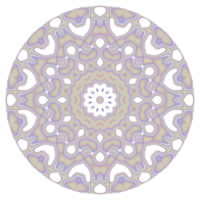 adorno de patrón de mandala con forma redonda png