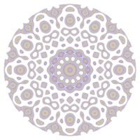 ornement de motif de mandala de forme ronde png