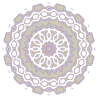 Mandala pattern ornament with round shape png