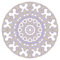 Mandala pattern ornament with round shape png